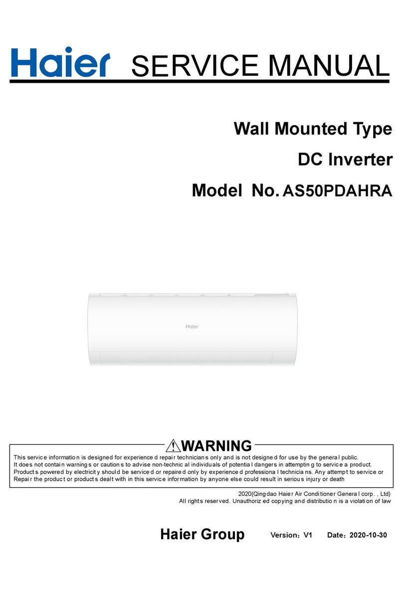 Haier AS50PDAHRA User manual