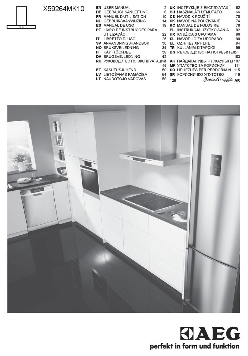 AEG X59264MK10 User manual