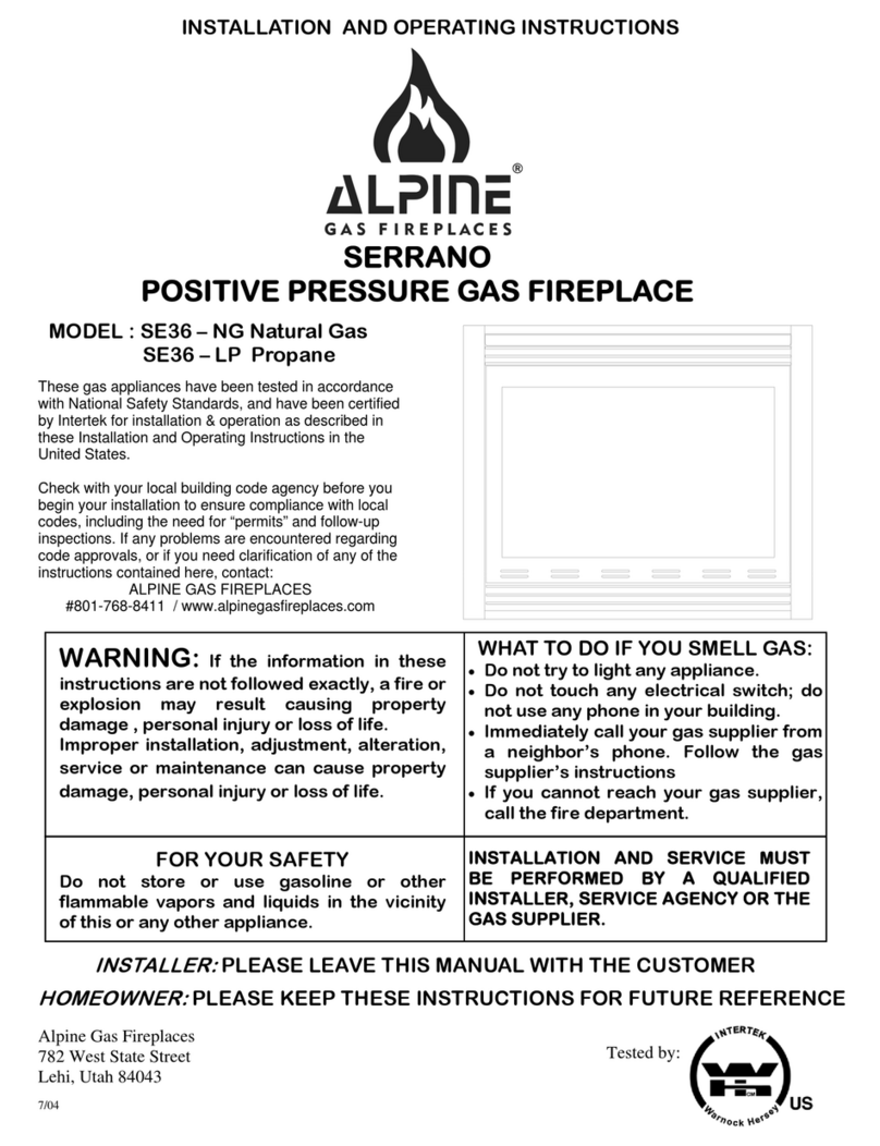Alpine SERRANO SE36-NG Installation and operating instructions