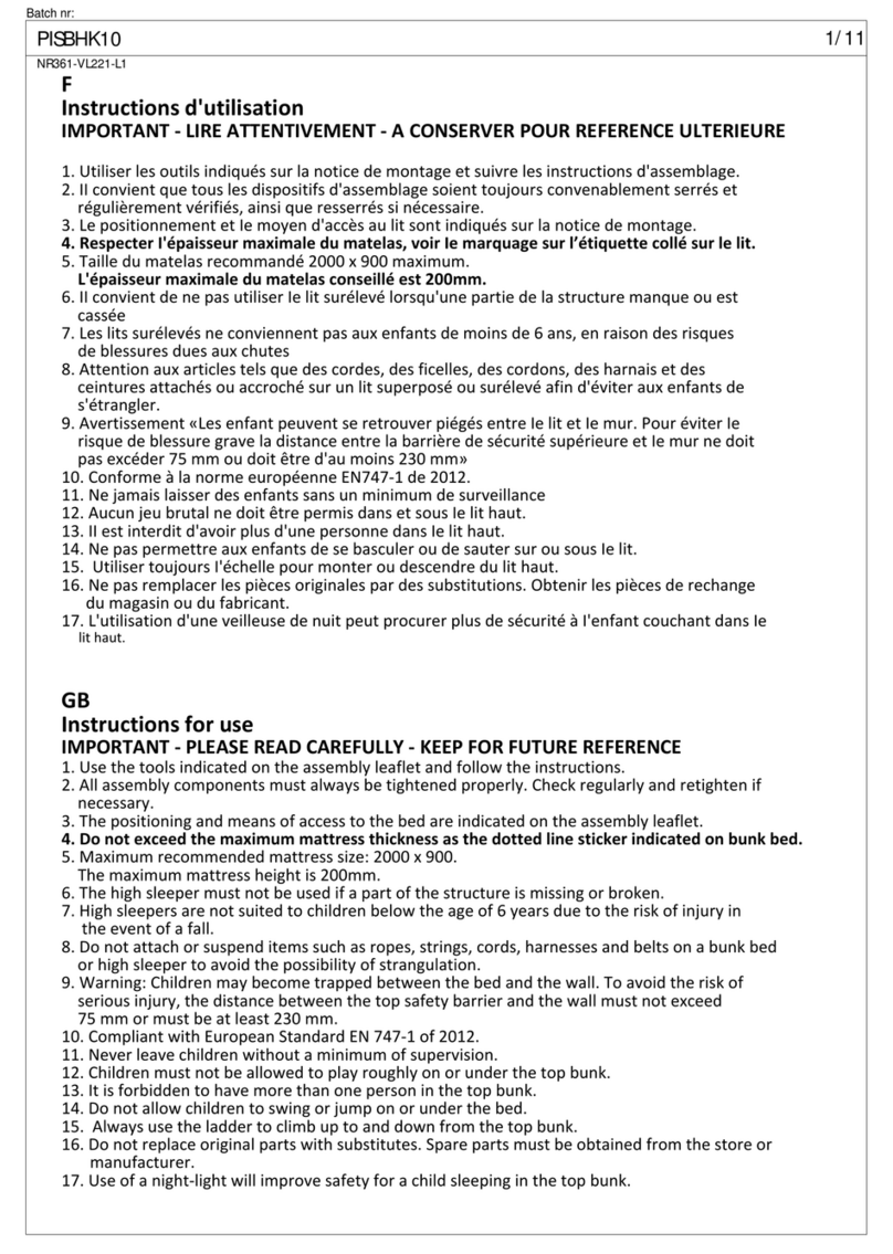 VIPACK PISBHK 10 Instructions for use