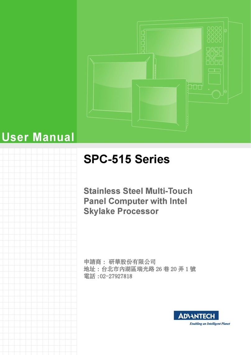 Advantech SPC-515 Series User manual