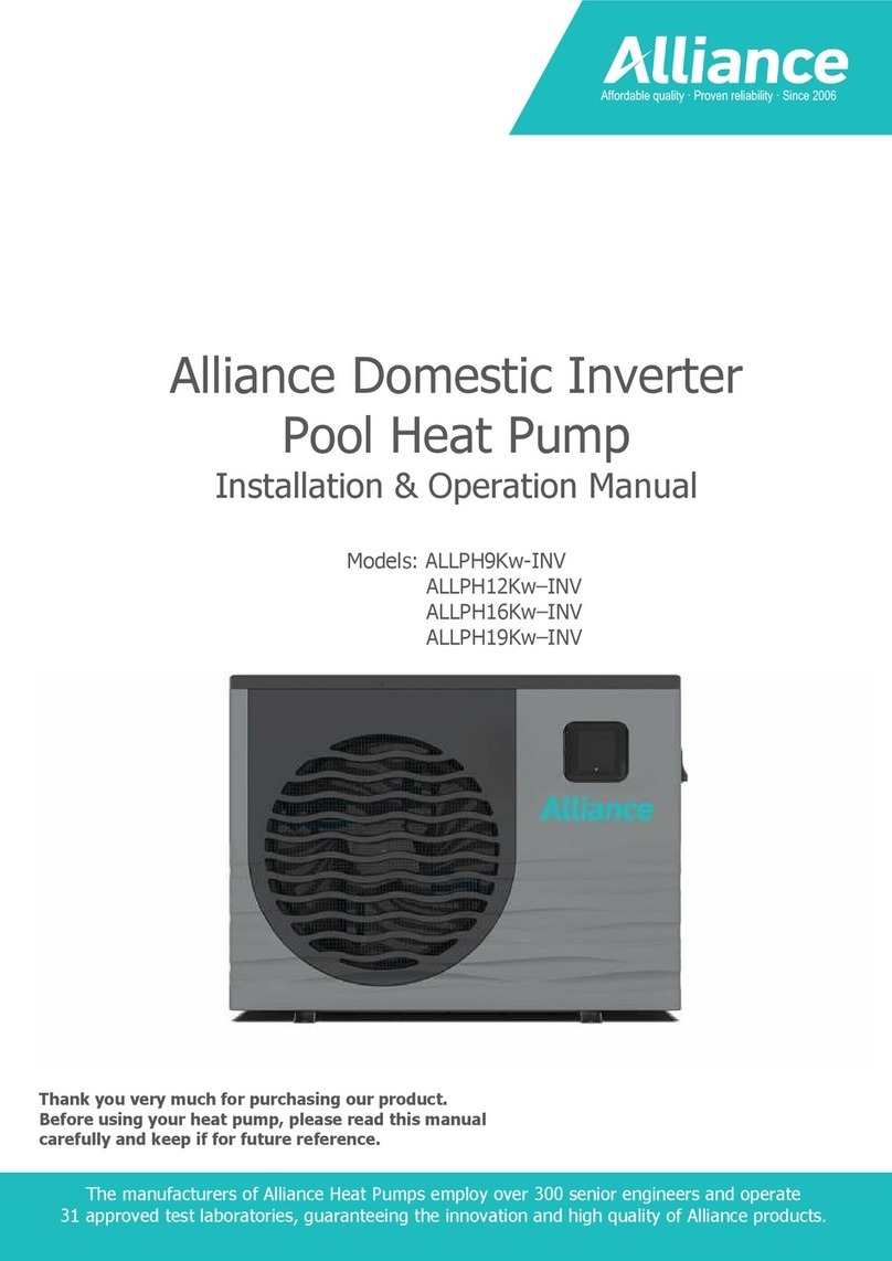 ALLIANCE ALLPH9Kw-INV Installation & operation manual