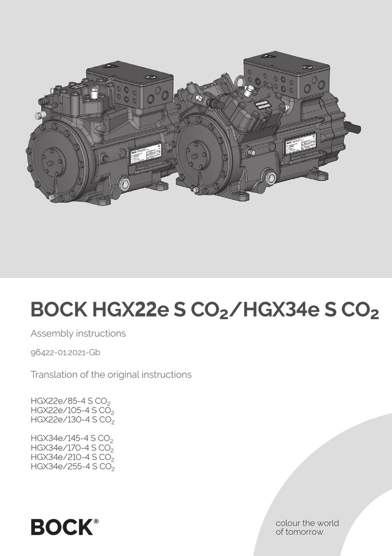 BOCK HGX22e S CO2 Series User manual BOCK HGX22e S CO2 Series User manual