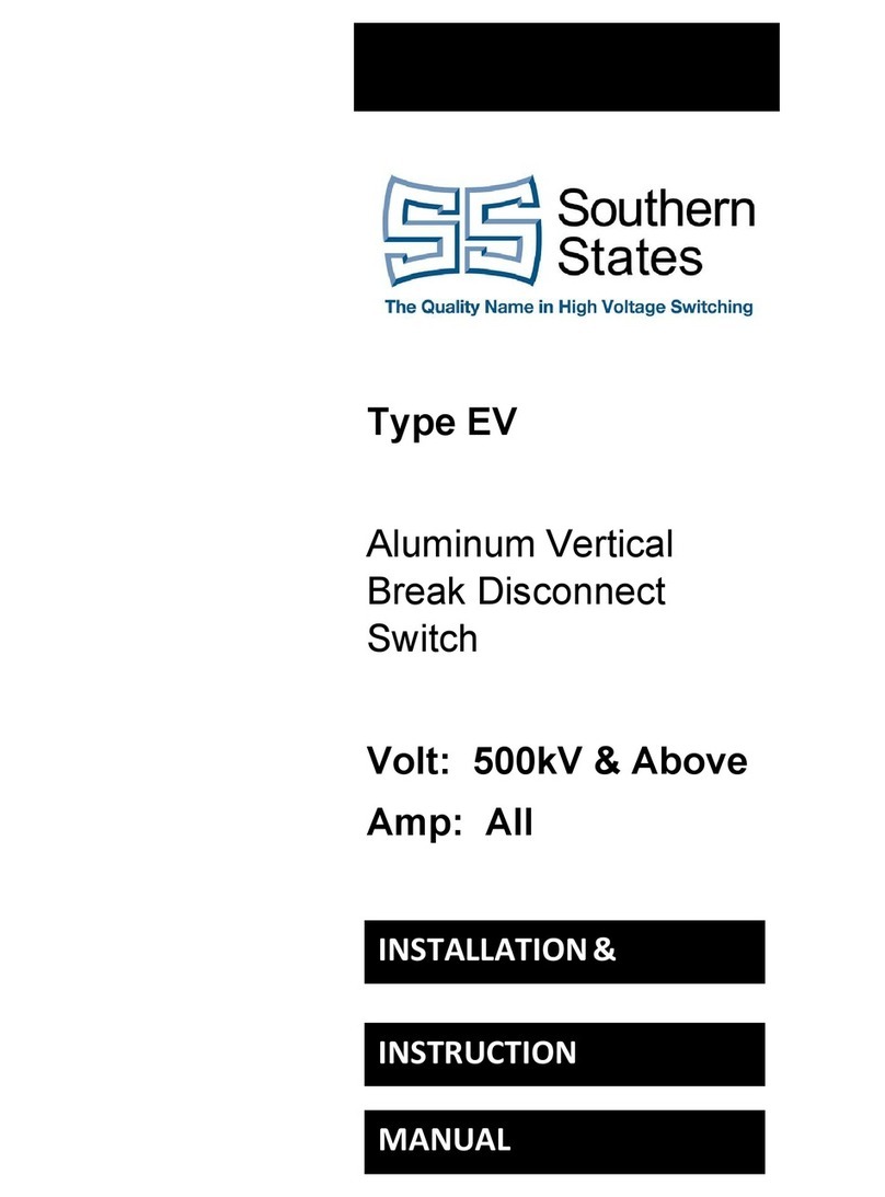 Southern States EV Installation instructions manual