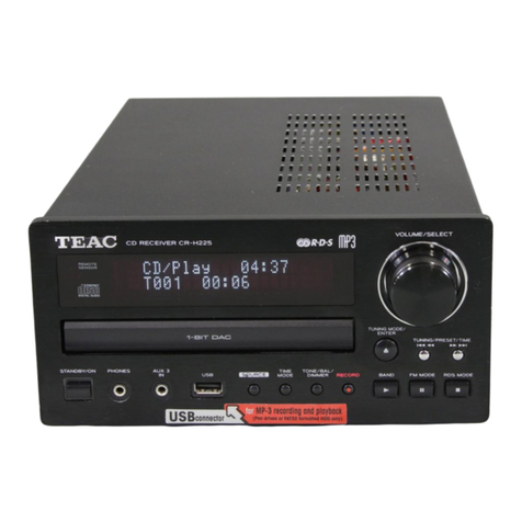 Teac CR-H225 User manual