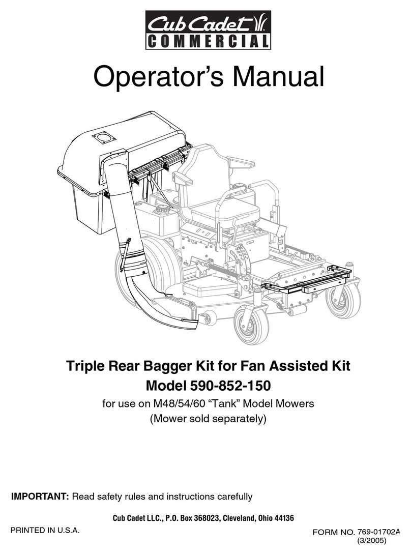 Cub Cadet Commercial 590-852-150 Operator's manual