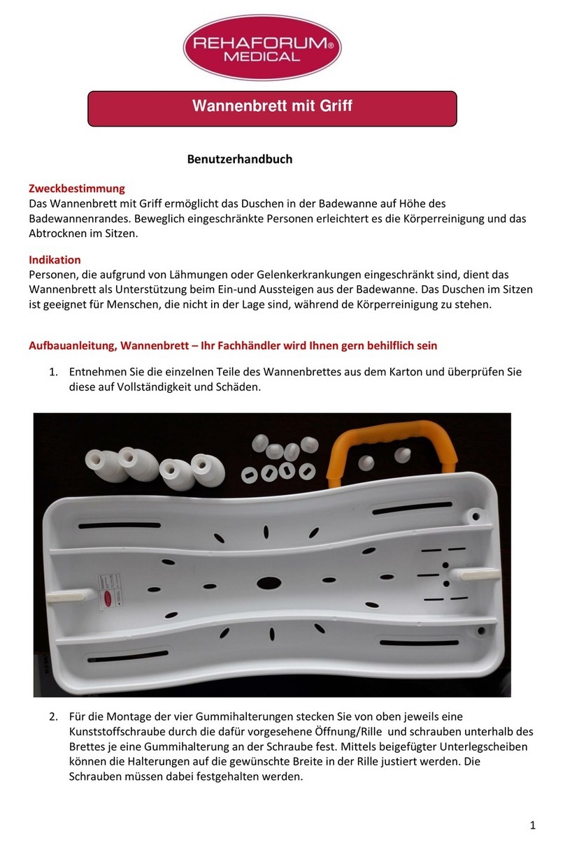Rehaforum MEDICAL 09233208 user manual