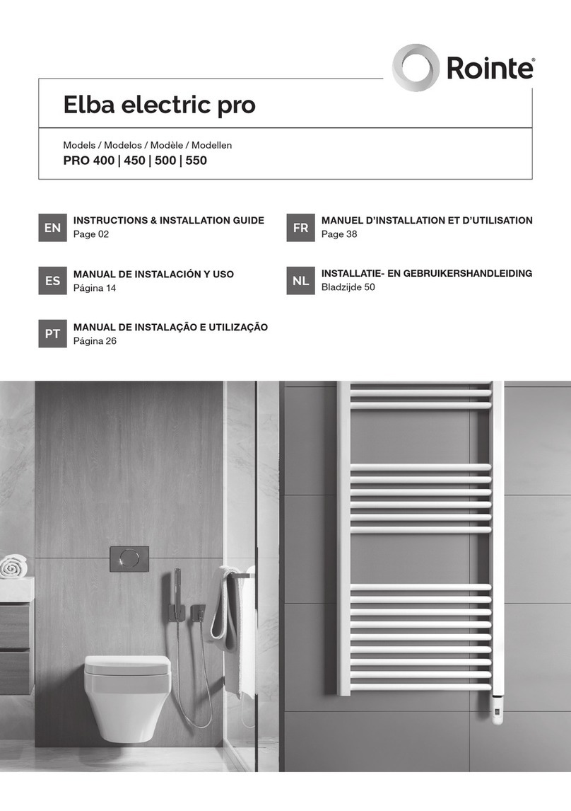 Rointe Elba PRO 400 User manual