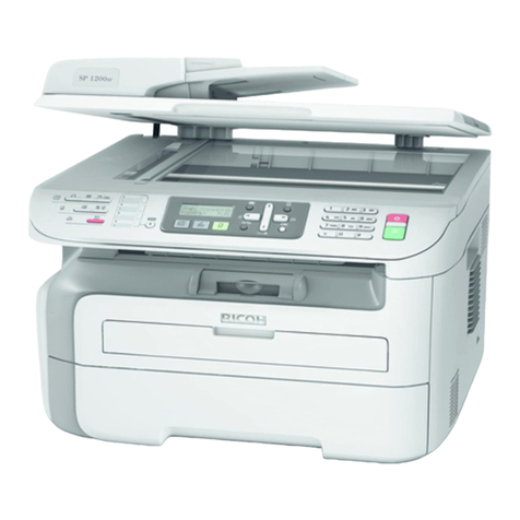 Ricoh Aficio SP 1200SF User manual