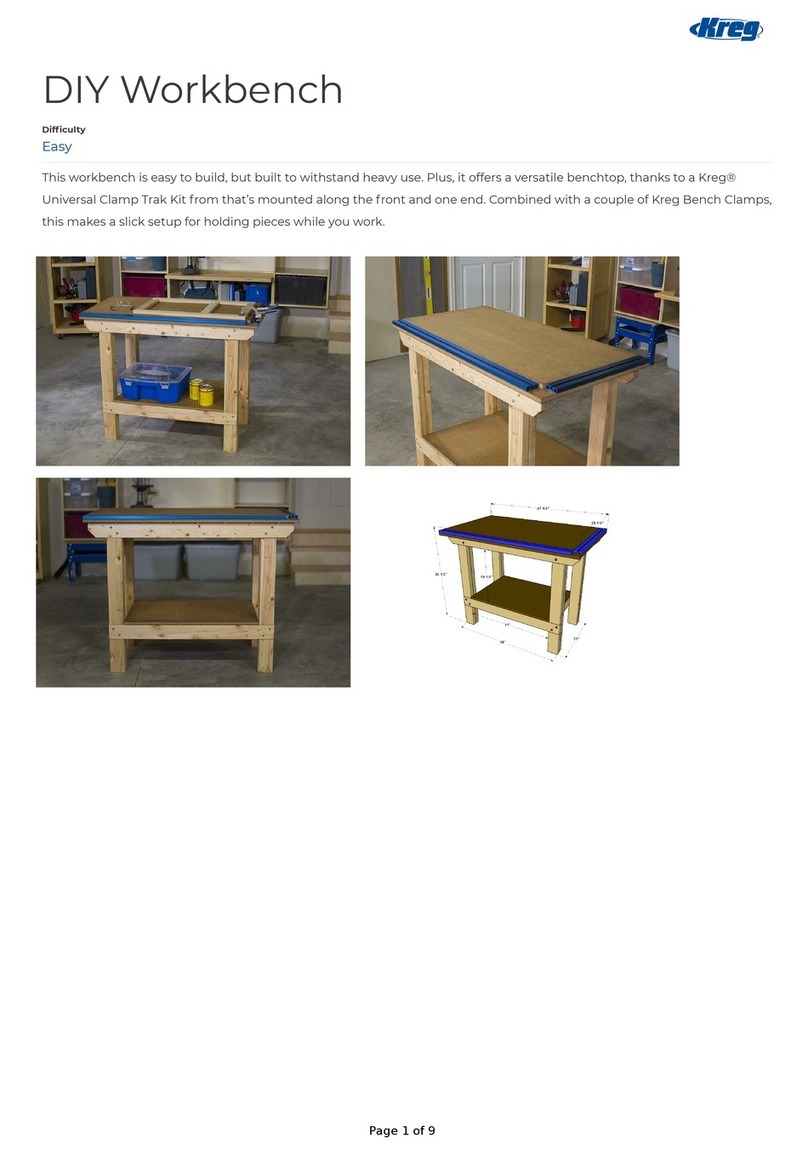 Kreg DIY Workbench quick start guide