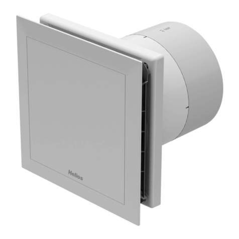 Helios ultra Silence MiniVent M1/150 N / C User manual