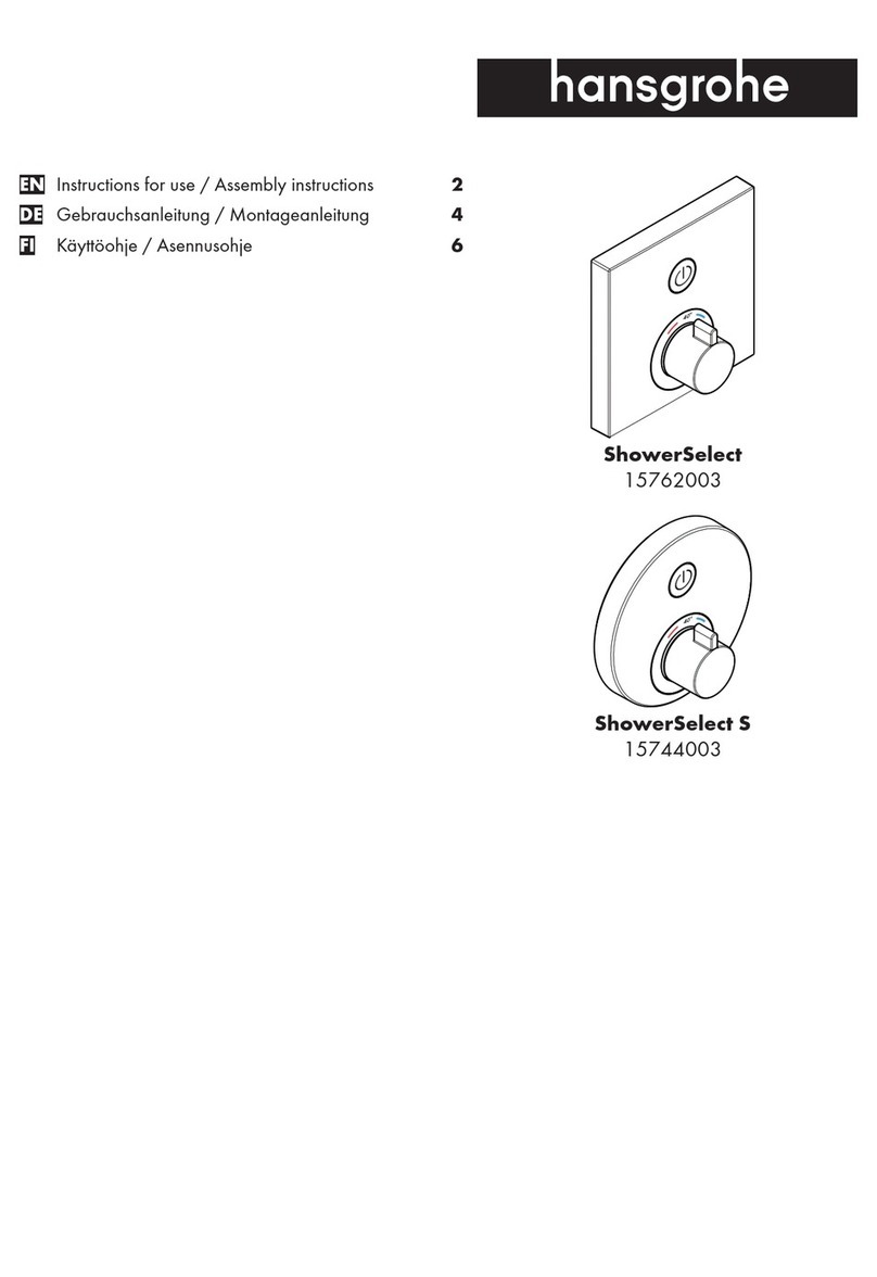 Hans Grohe 15762003 Instructions for use/assembly instructions