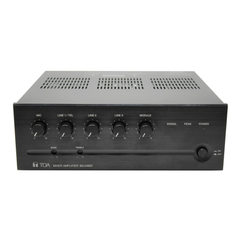 Toa BG-2480D-AM User manual