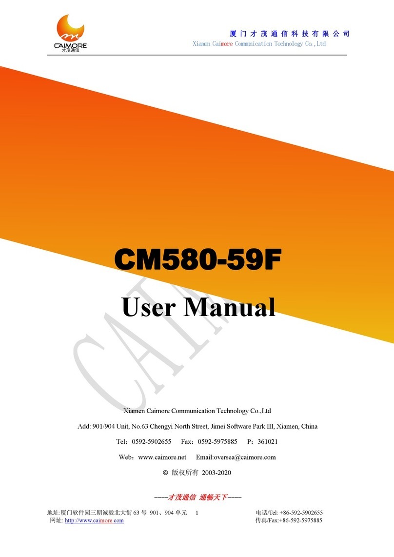 Caimore CM580-59F user manual