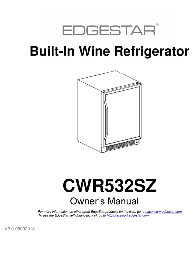 EdgeStar CWR532SZ owner's manual