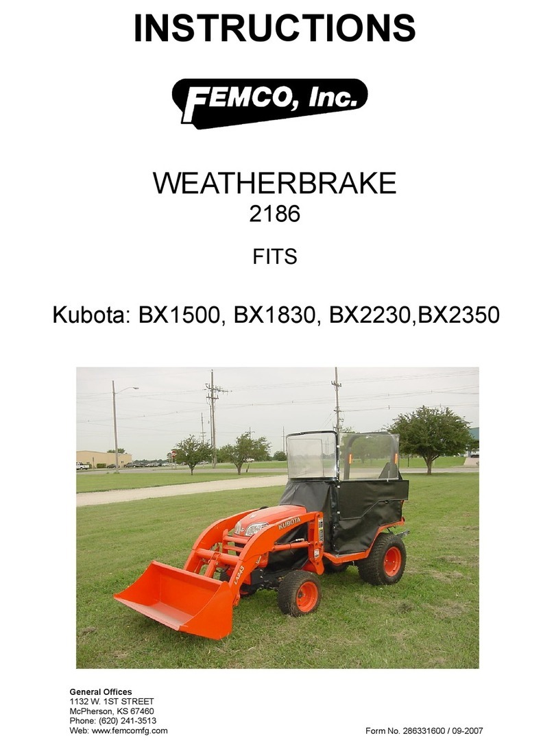 Femco WEATHERBRAKE 2186 instructions
