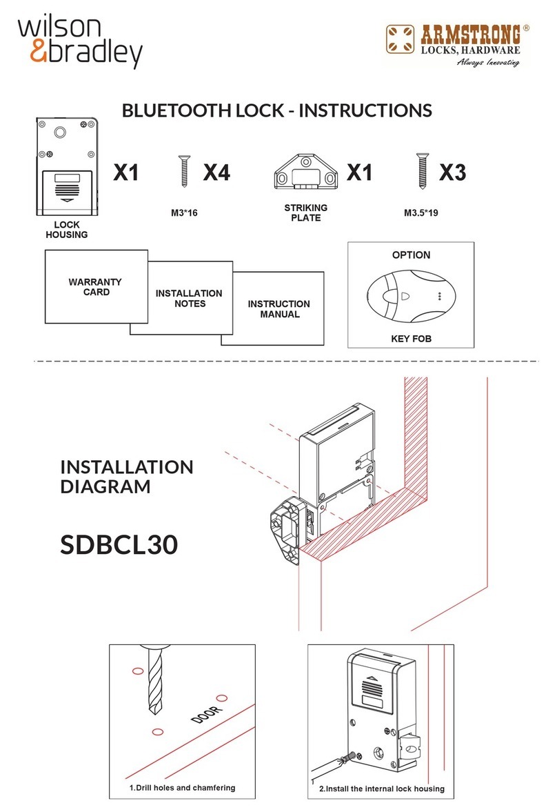 wilson & bradley ARMSTRONG SDBCL30 User manual
