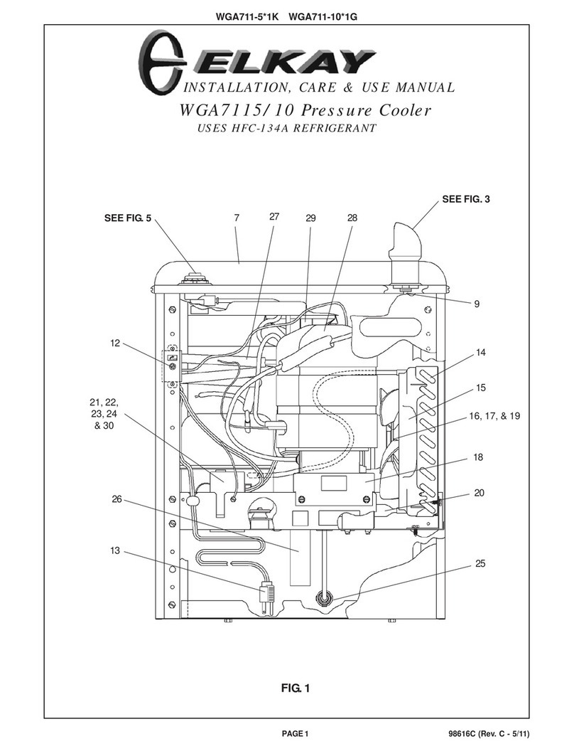 Elkay WGA7115/10 Installation manual
