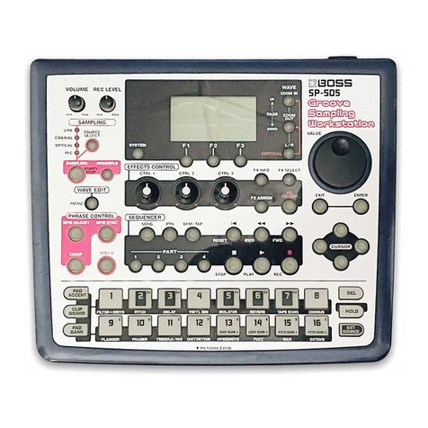 Roland SP-505 Operating and maintenance manual