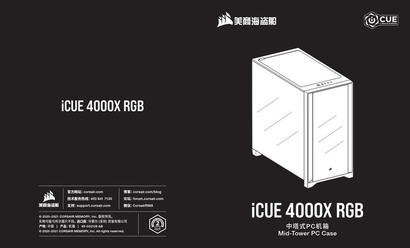 CIE iCUE 4000X RGB quick start guide CIE iCUE 4000X RGB quick start guide