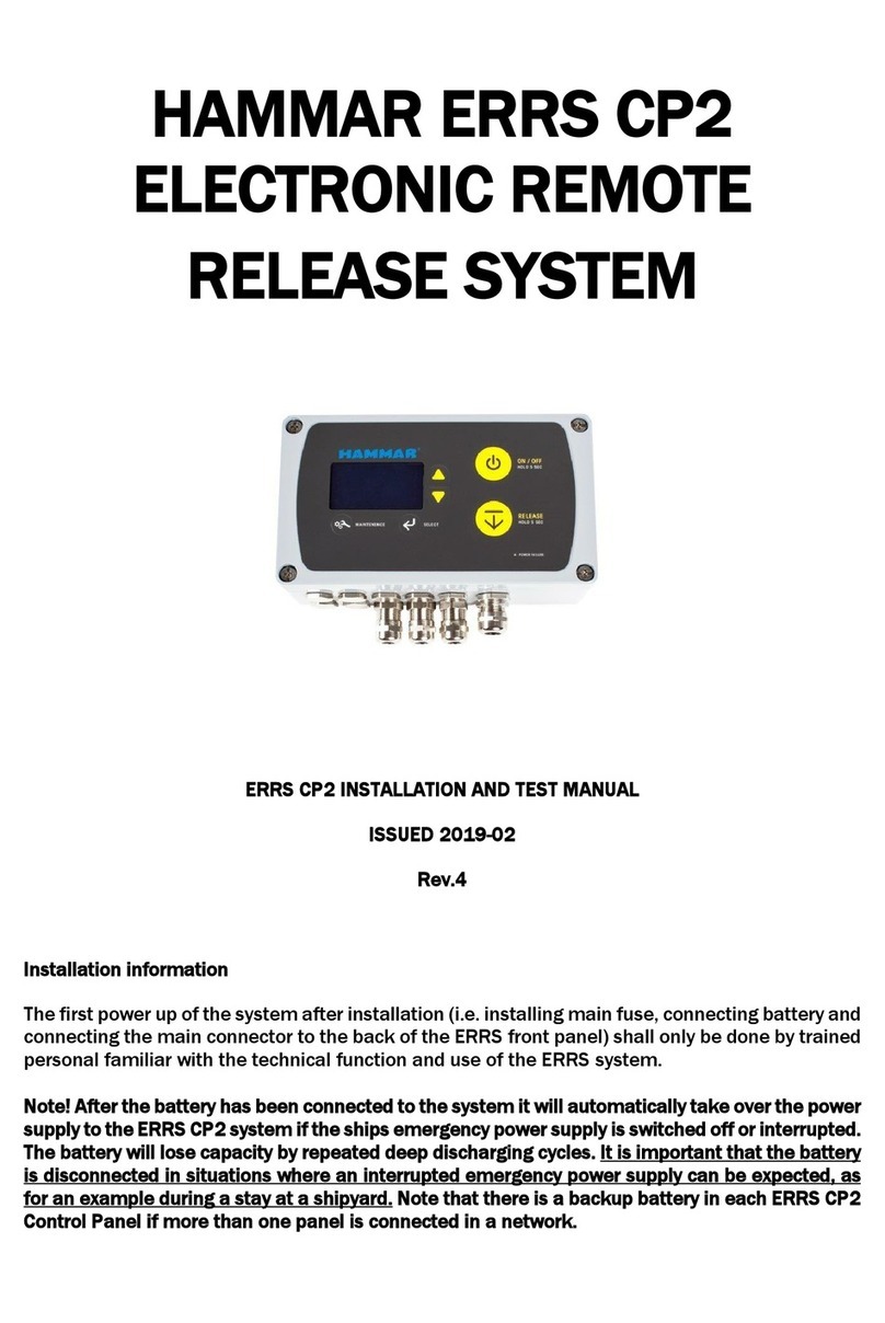 Hammar ERRS CP2 Installation and Test
