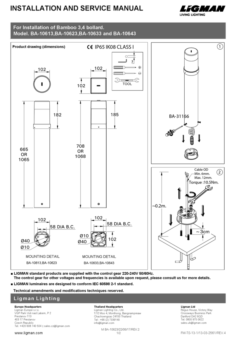 LIGMAN BA-10613 Manual