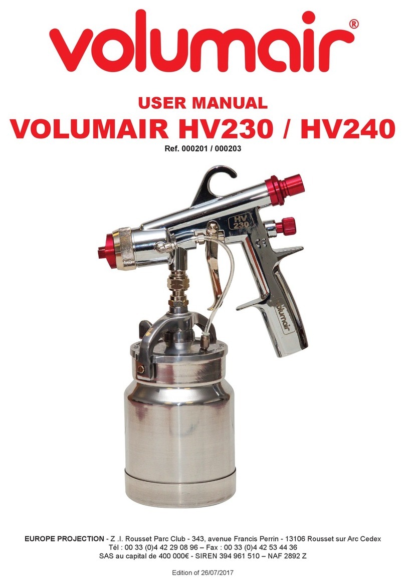 Volumair HV230 user manual