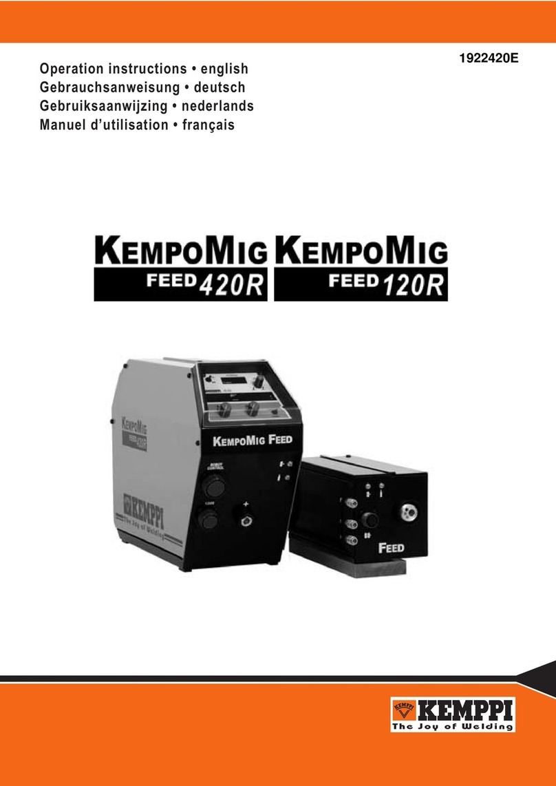 Kemppi KempoMig FEED 420R User manual Kemppi KempoMig FEED 420R User manual