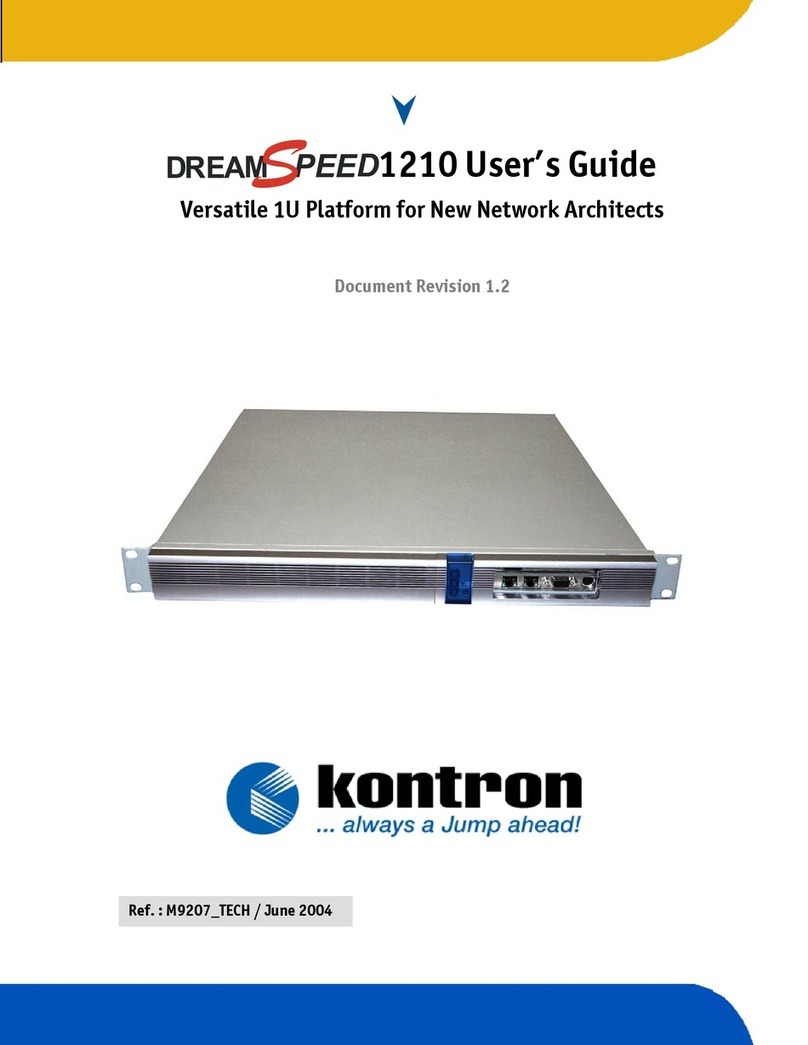 Kontron DREAMS PEED1210 user guide