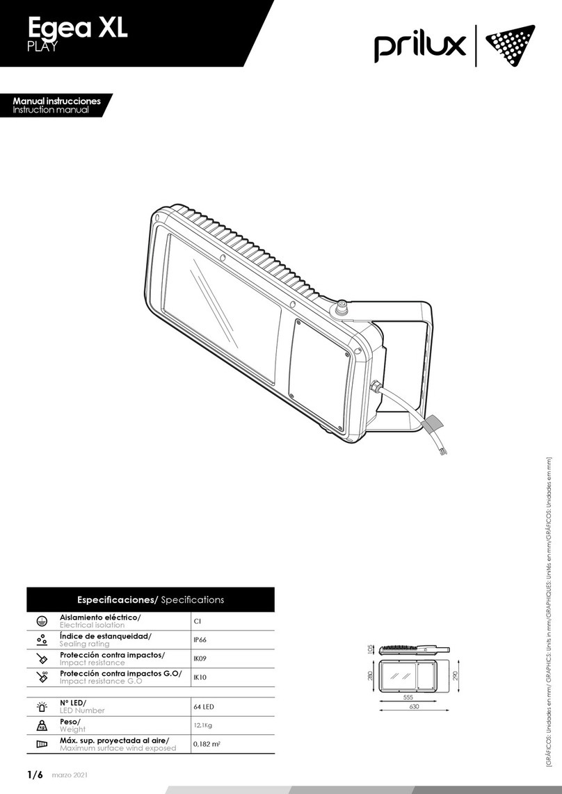 Prilux Egea XL PLAY instruction manual
