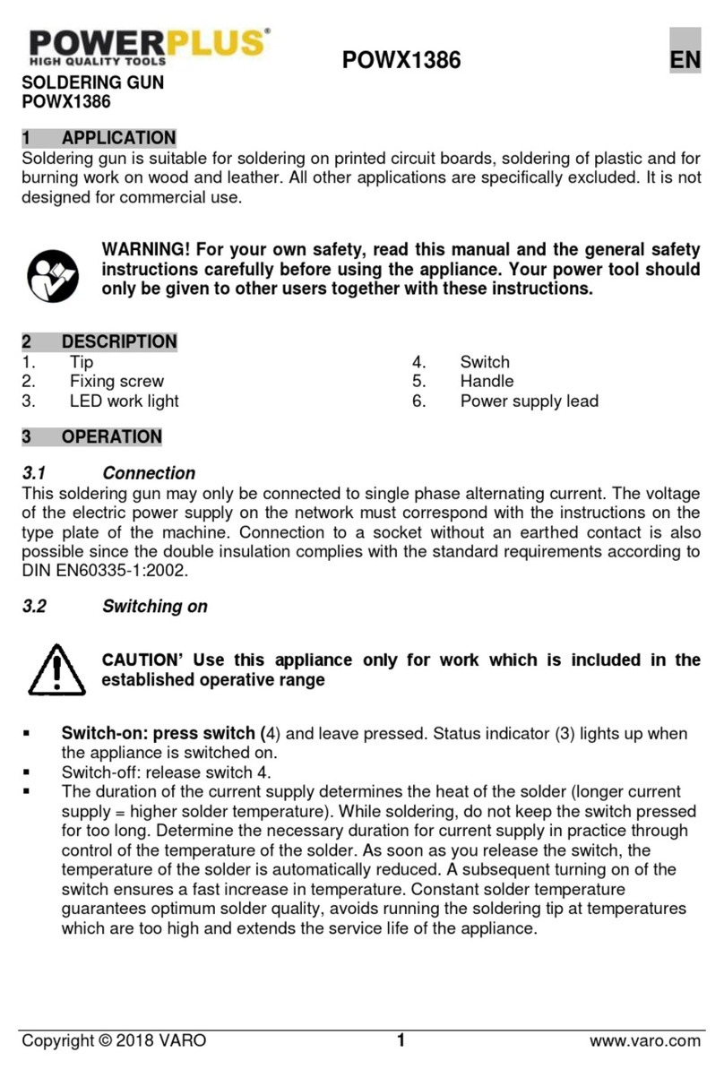 Powerplus POWX1386 instructions Powerplus POWX1386 instructions