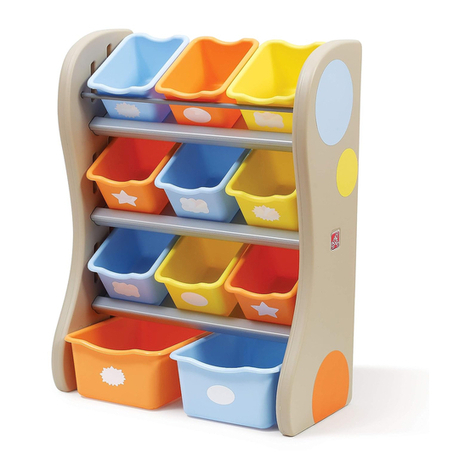 Step 2 Fun Time Room Organizer Assembly instructions