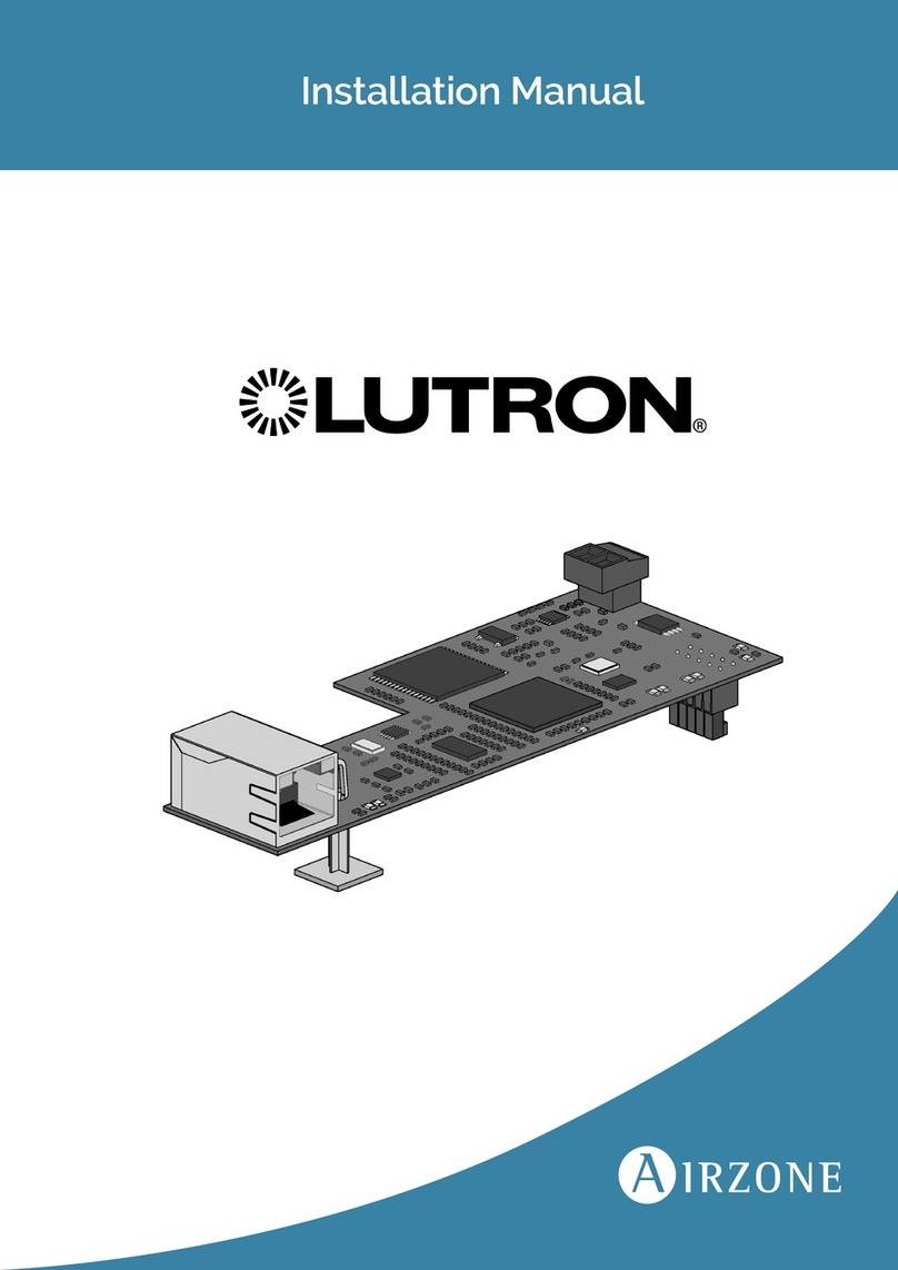 Airzone Lutron User manual