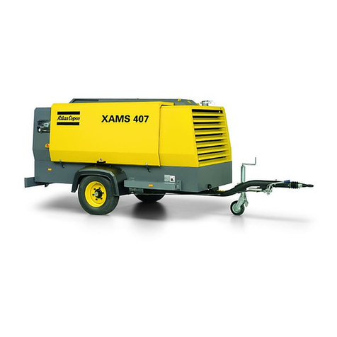 Atlas Copco XAMS 407 Cd7 User manual