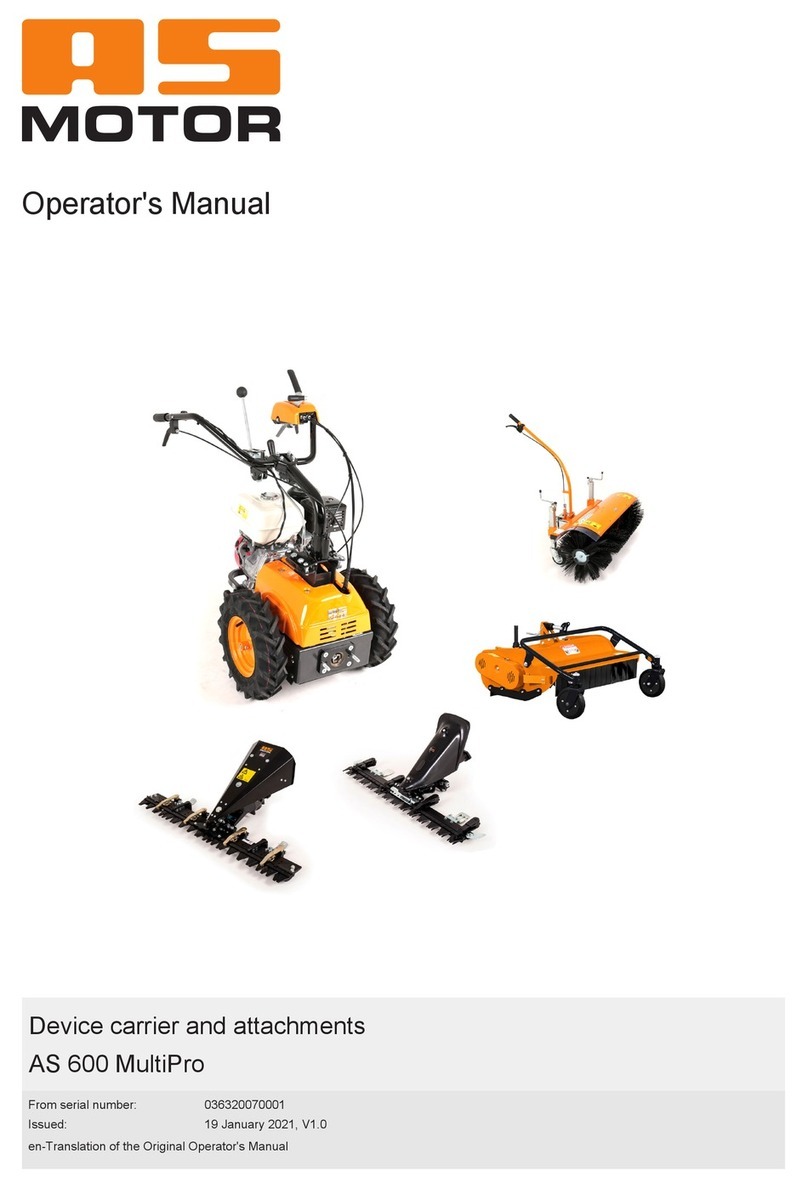 AS MOTOR AS 600 MultiPro Operator's manual