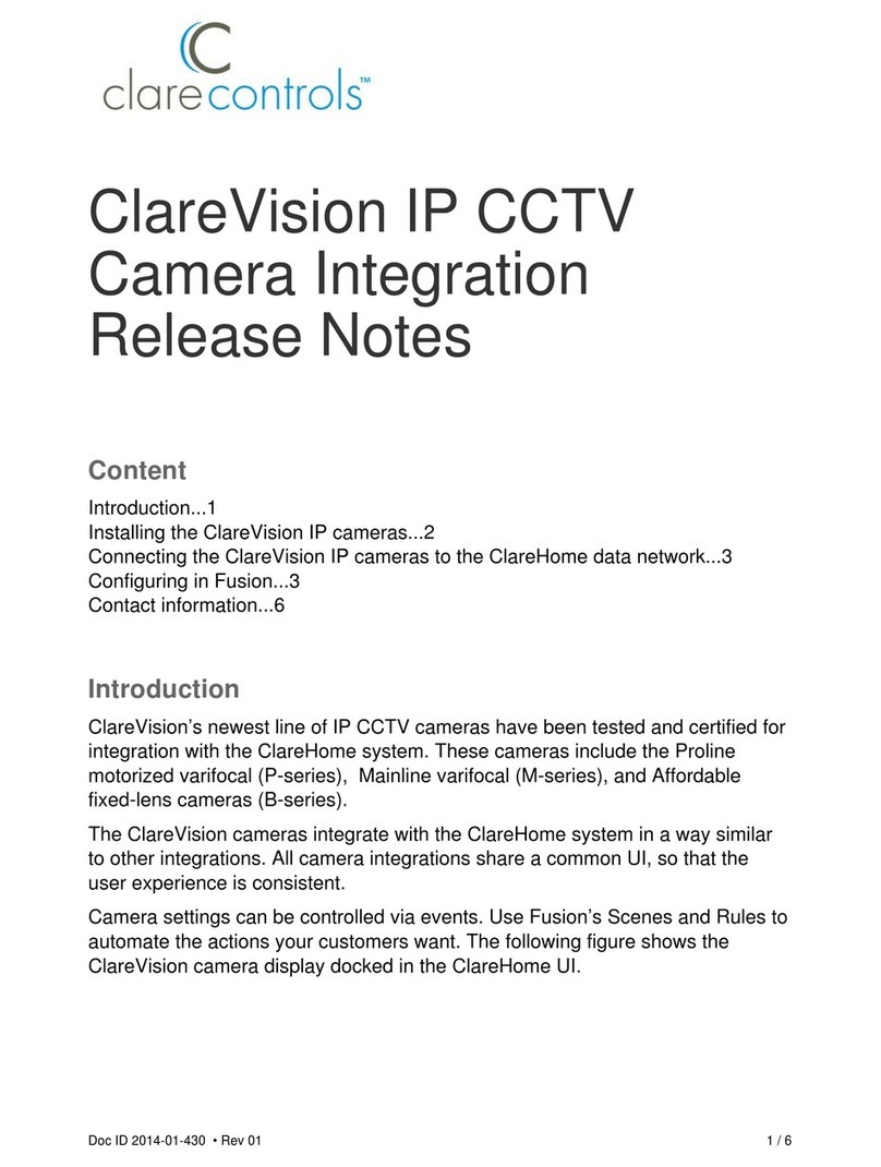Clare Controls ClareVision How to use