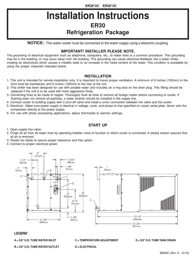Elkay ER30 User manual