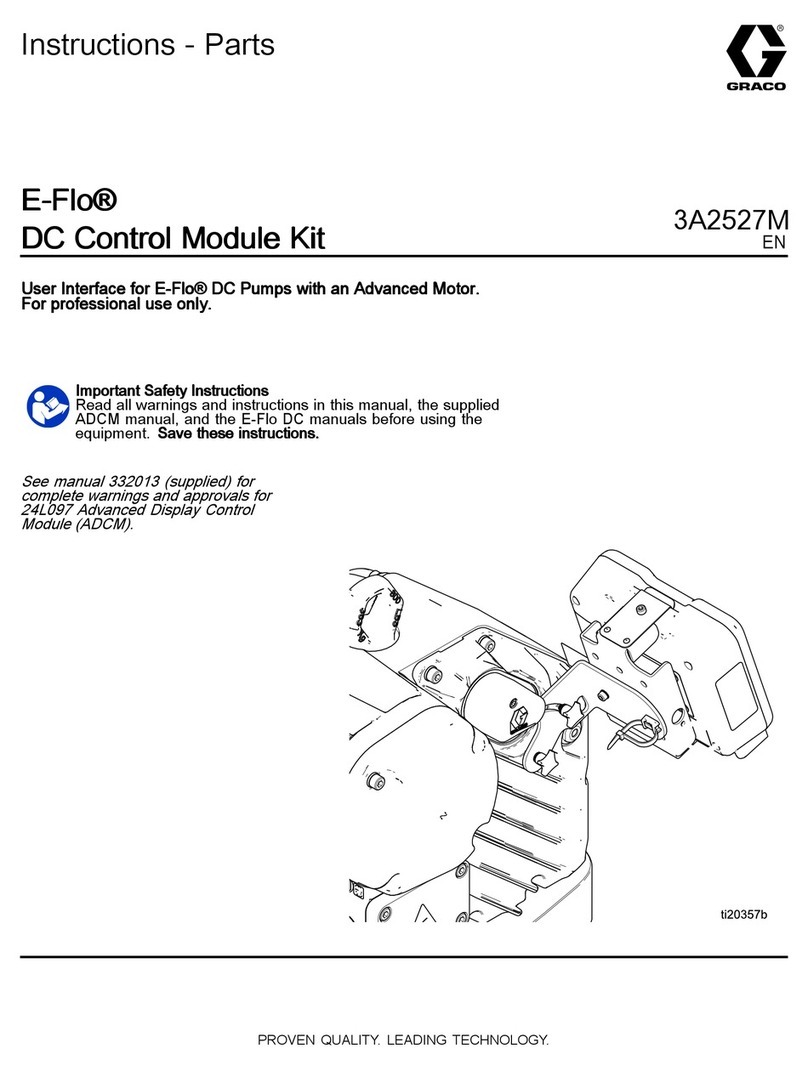 Graco E-Flo B Series Instructions - parts