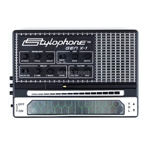 Dubreq Stylophone Gen X-1 User manual