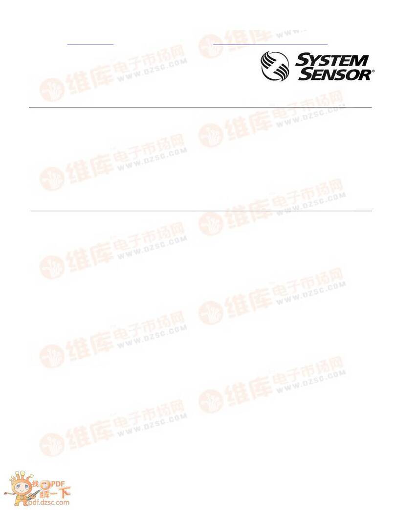 System Sensor ED-P User manual