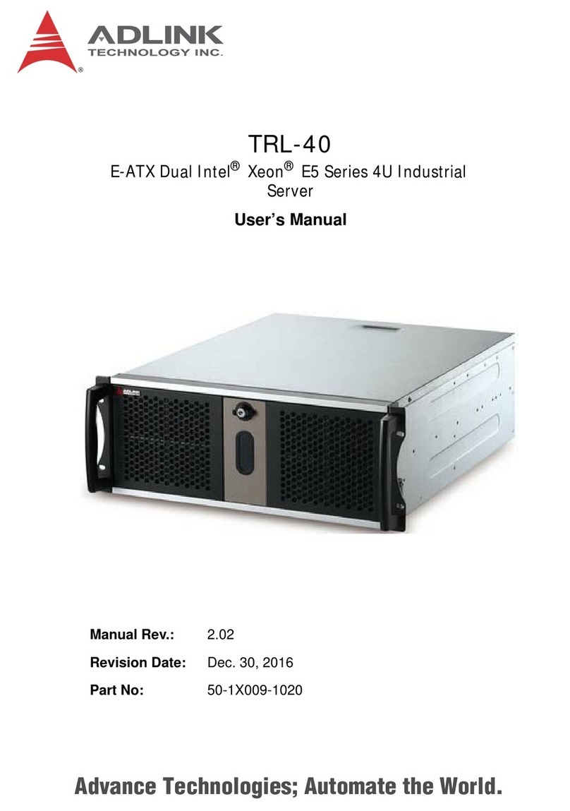 ADLINK Technology TRL-40 User manual ADLINK Technology TRL-40 User manual