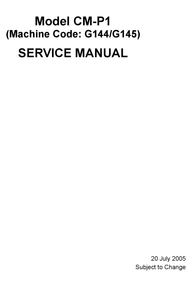 Aficio CM-P1 User manual