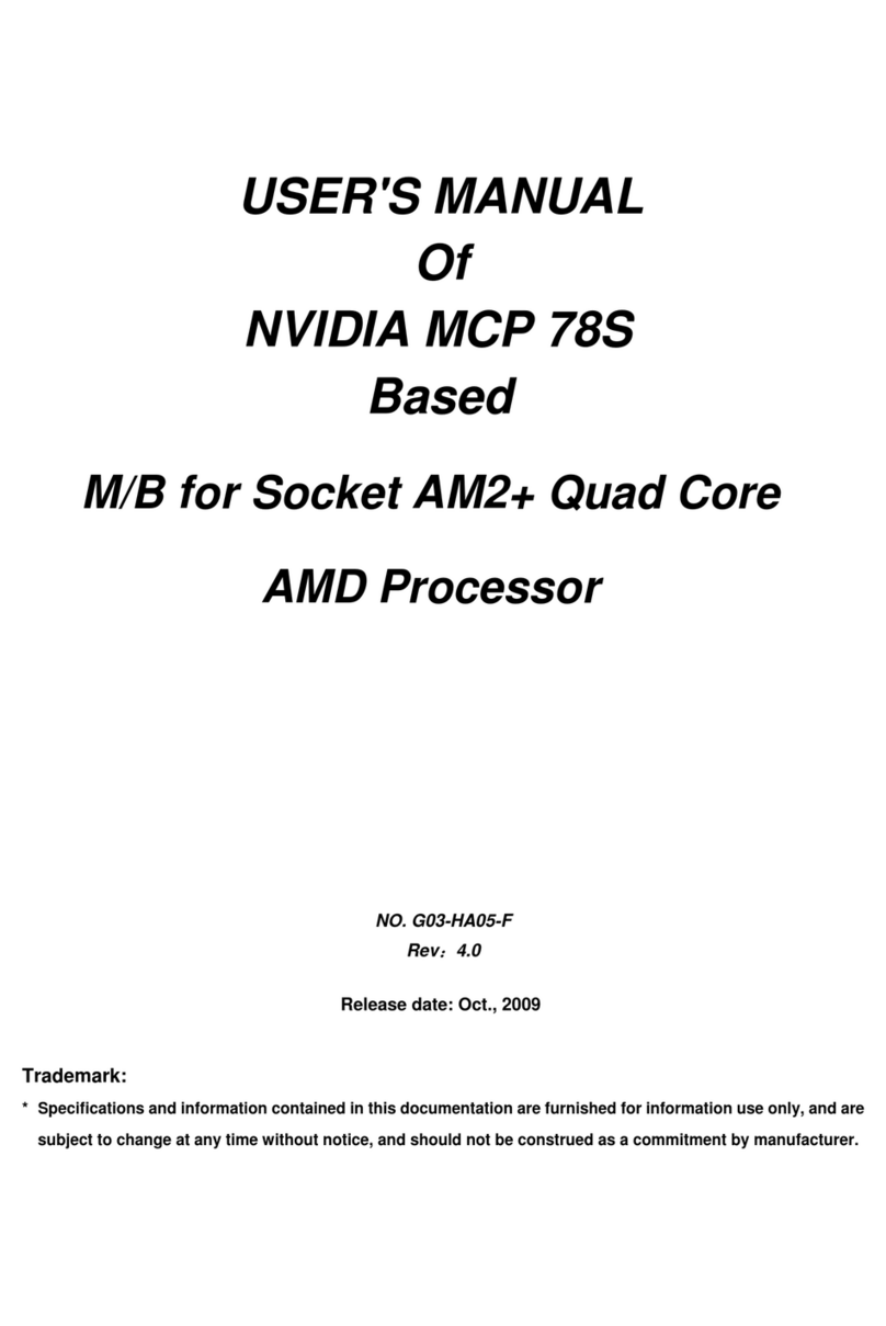 Nvidia MCP 78S User manual