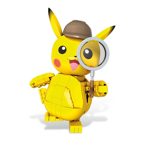 Mega Construx Pokemon DETECTIVE PIKACHU GGK28 manual