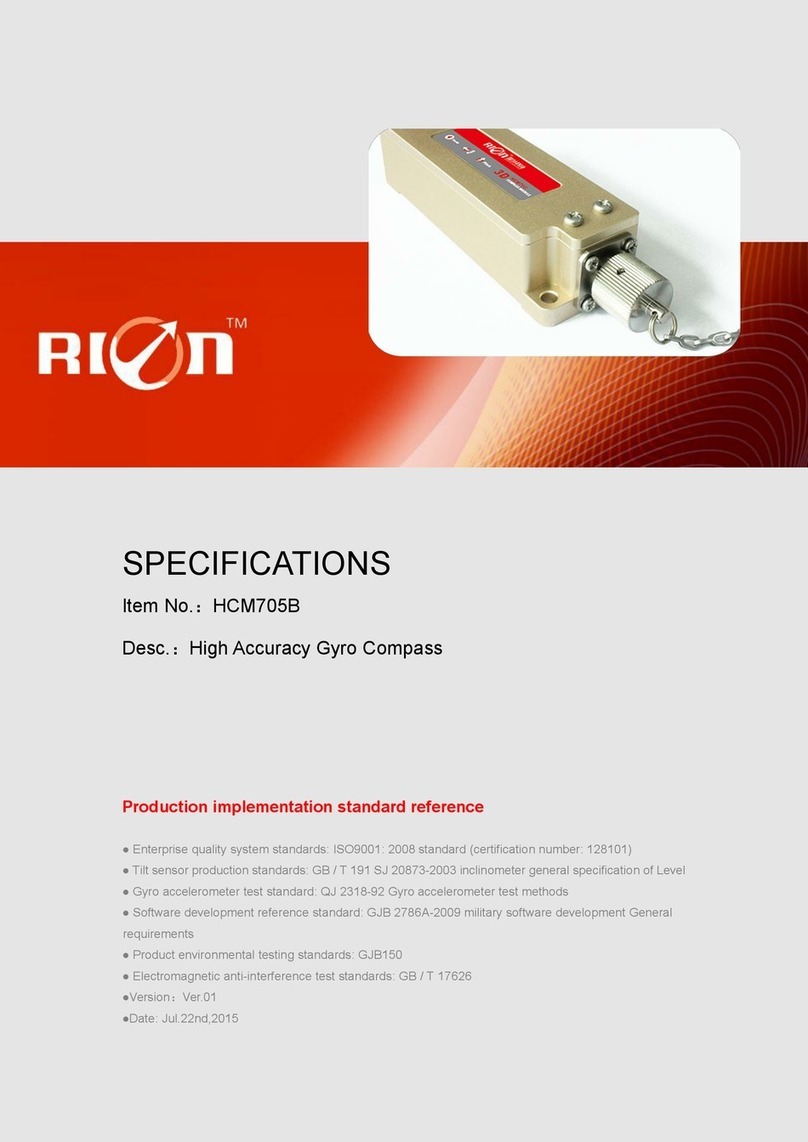 Rion HCM705B User manual