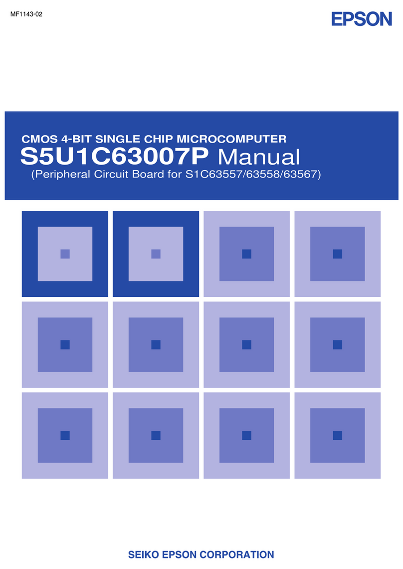 Epson S5U1C63007P User manual