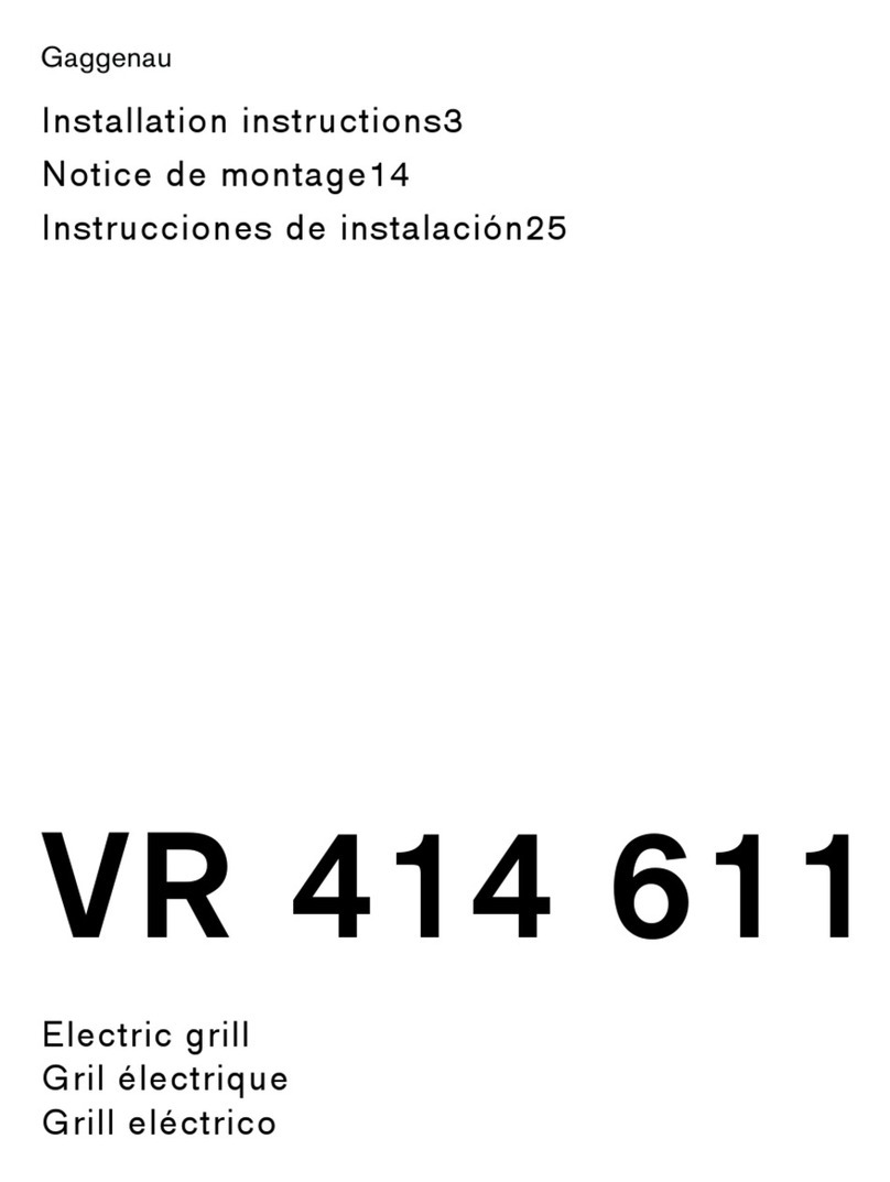Gaggenau VR 414 611 User manual