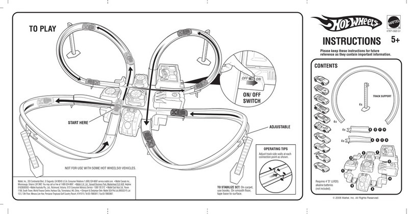 Mattel HOT WHEELS K7671 User manual