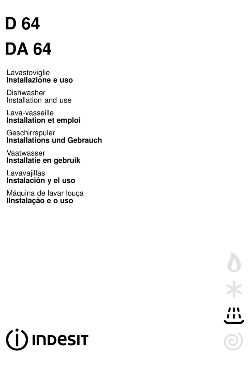 Indesit D 64 Quick start guide