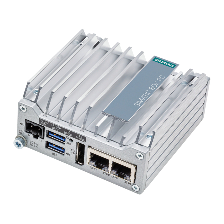 Siemens SIMATIC IPC User manual